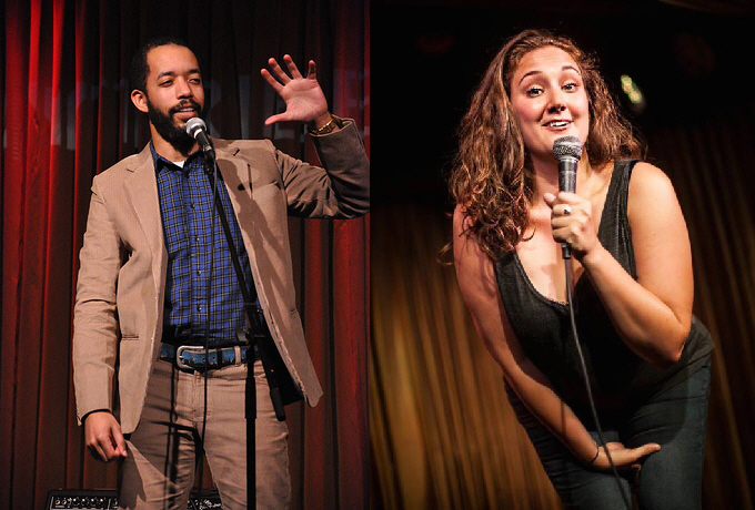 Wyatt Cenac and Jacqueline Novak